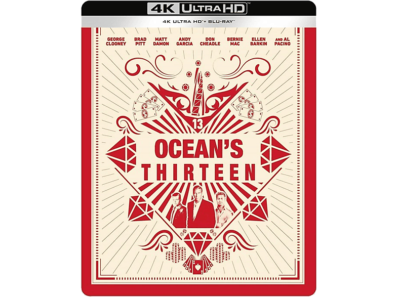 Warner Home Video Ocean's Thirteen (steelbook) - 4k Ultra Hd Blu-ray