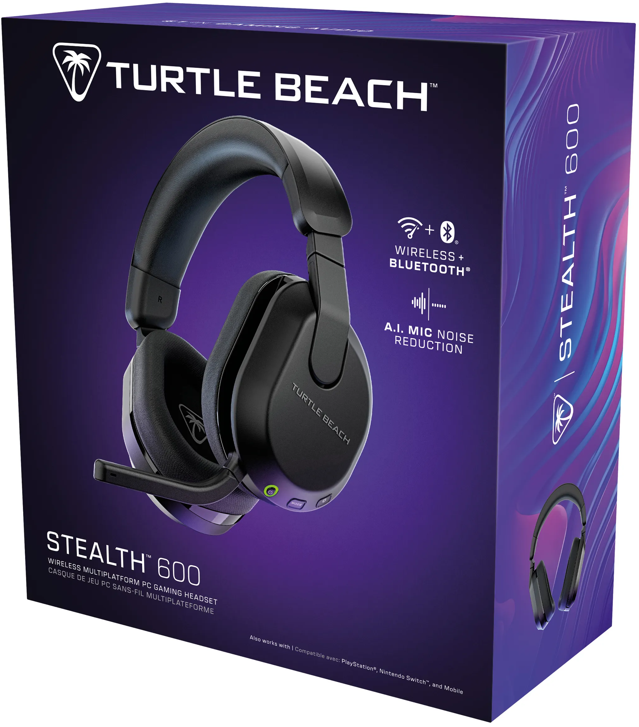 Karton für Turtle Beach Stealth 600 Headset, Wireless & Bluetooth.