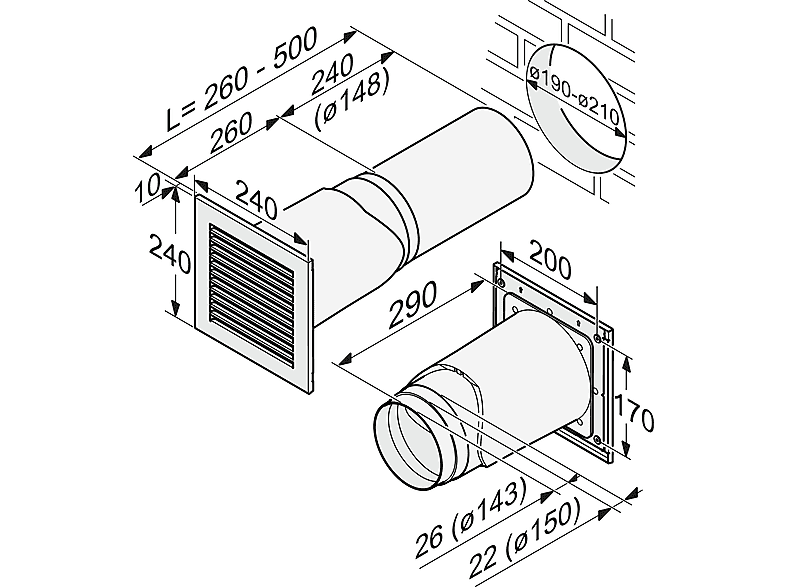 Miele DAH 4970 Sienna, Dunstabzugshaube, Grau (898 mm breit, 381 mm tief) — Foto 4 von 5