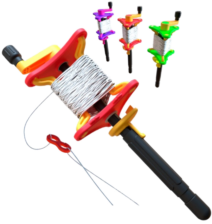 EOLO Háromszög alakú markolat 60 méter zsinórral