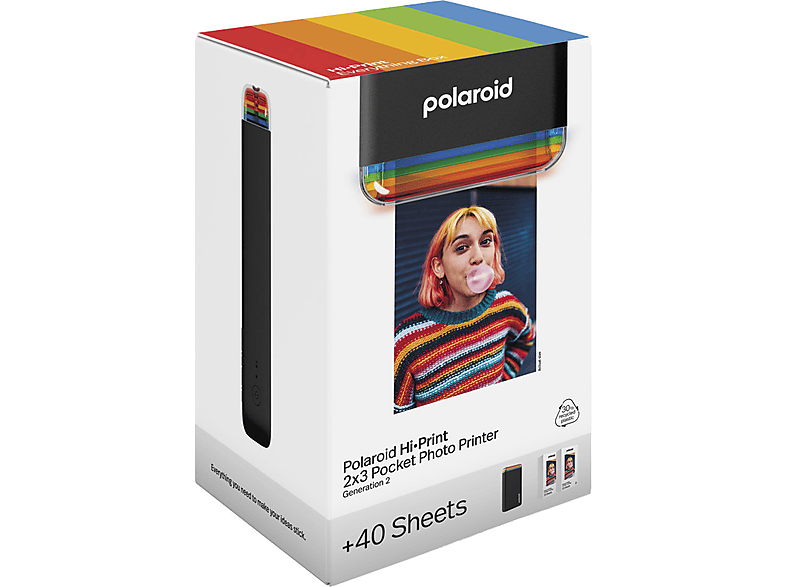 Drukarka POLAROID Hi-Print Gen 2 E-box Bluetooth Czarny