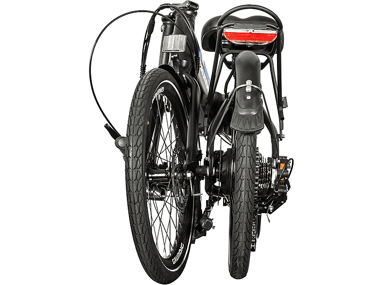 GRUNDIG E-Faltrad 20" Urbanbike (Laufradgröße: 20 Zoll, Rahmenhöhe: 30 cm, Unisex-Rad, 252 Wh, Schwarz)