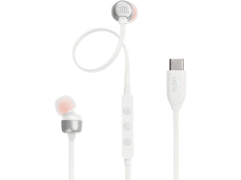 JBL Tune 310C USB-C, In-ear Kopfhörer Weiss