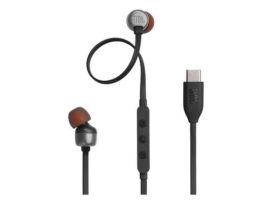 JBL Tune 310C USB-C, In-ear Casques Noir