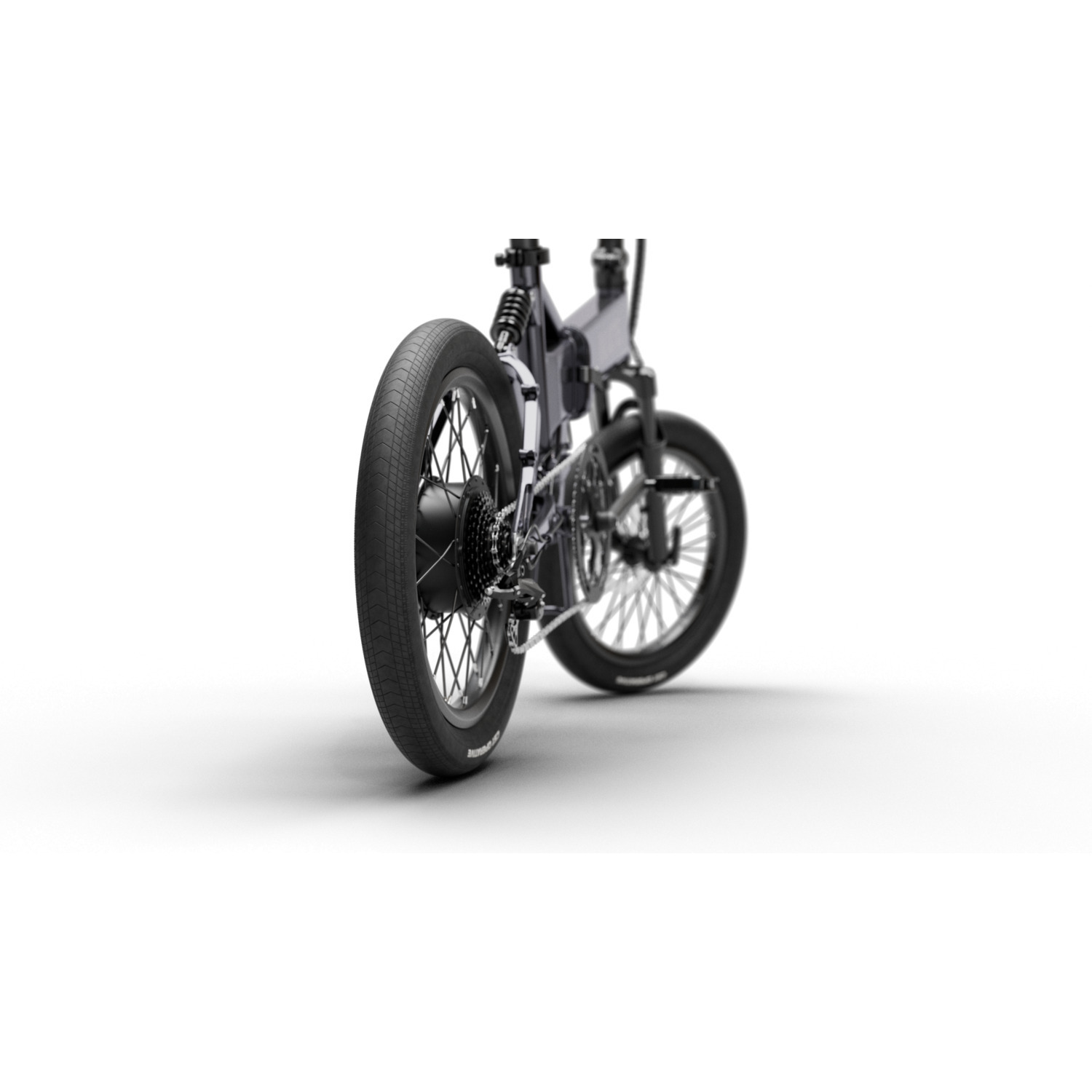 MATE.BIKE Vélo Pliable Fusion Subdued 250 W Noir (MVS-A-MAT-FUS-SUB)