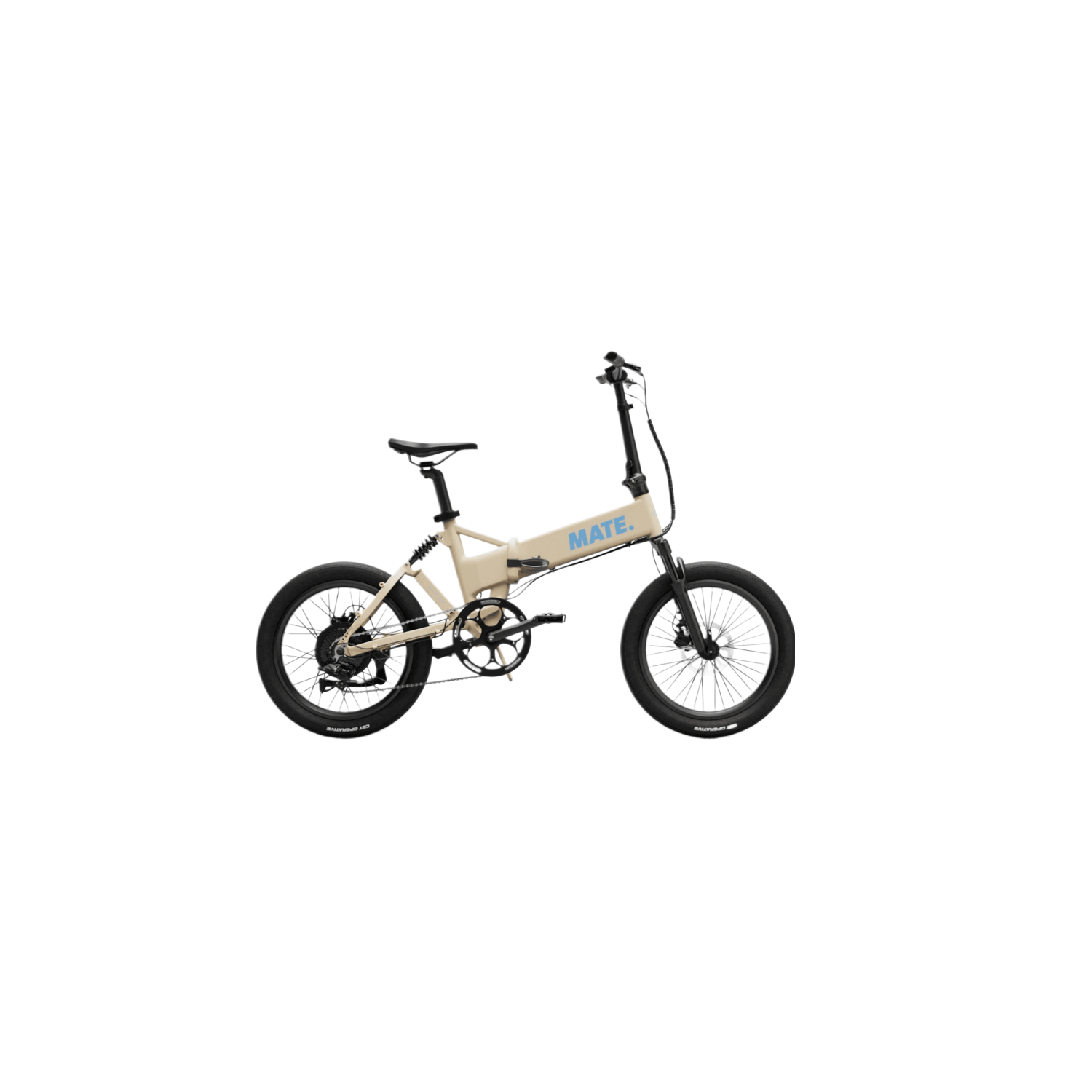 MATE.BIKE Vélo Pliable Fusion Point Dune 250 W Beige (MVS-A-MAT-FUS-POI)