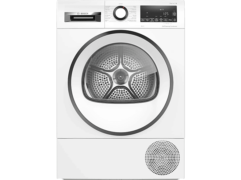 Bosch Warmtepomp Droogkast Serie 6 Selfcleaning Condenser 8 Kg A+++(wqg235defg)