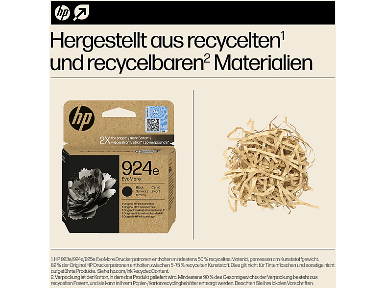 HP 924e EvoMore Schwarz Original Tintenpatrone — Foto 4 von 5