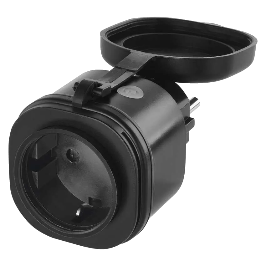 EMOS Wi-Fi időzítő/wattmérő-külső, Android - iOS vezérlésű, max.: 3 680W, kültéri használat (P5532)