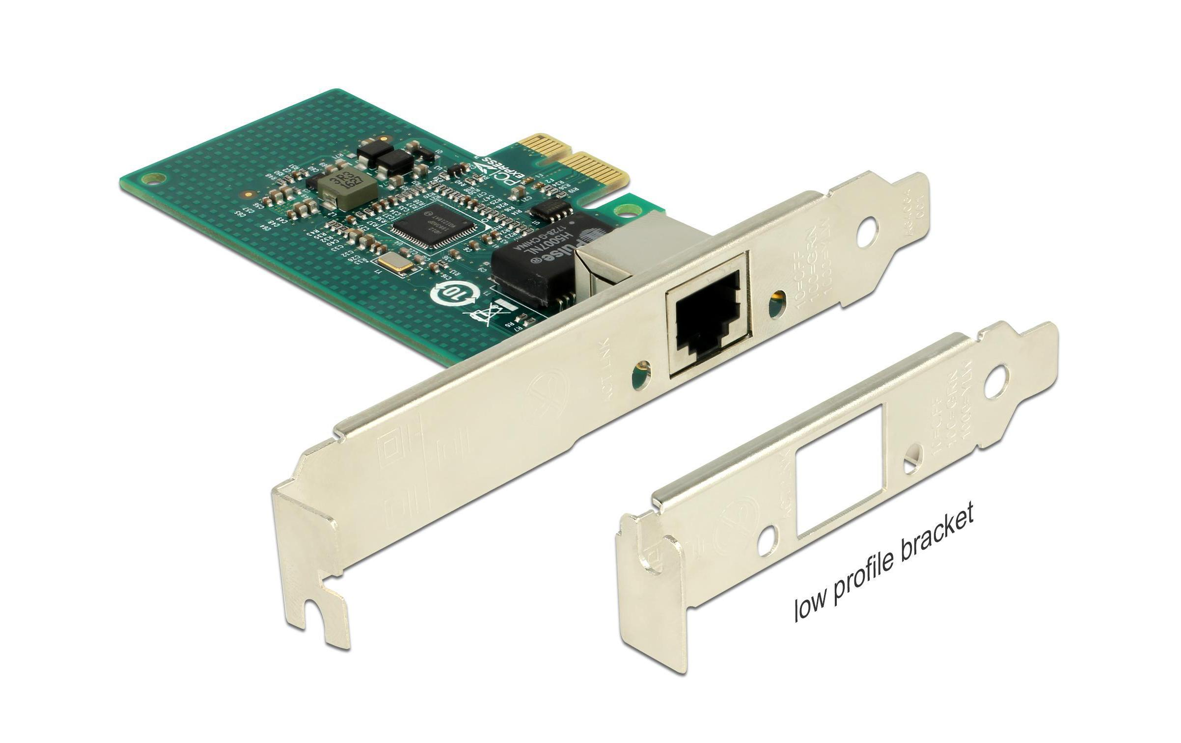 DELOCK 89942 1GBPS PCI-EXPRESS-X1 INTEL I210 Scheda di rete