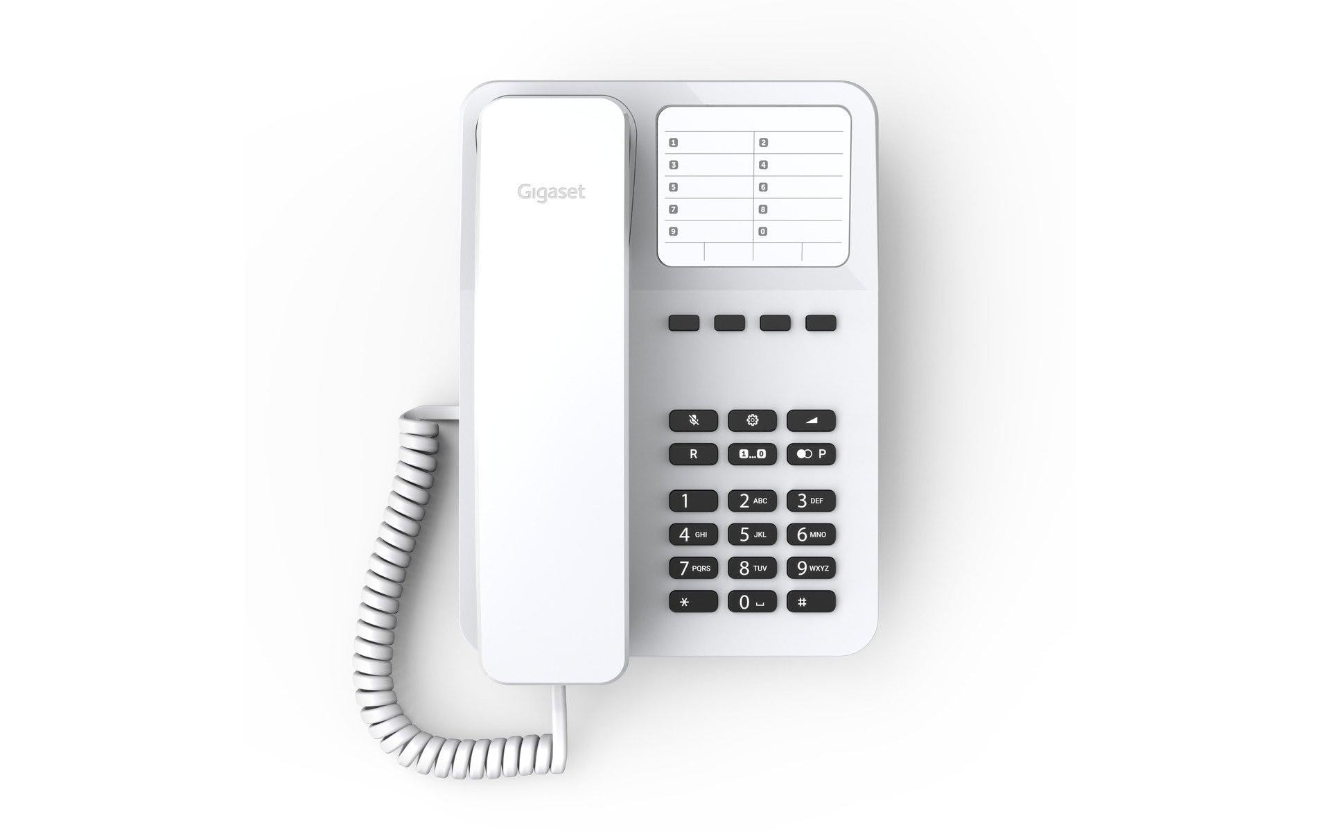 GIGASET Telefono fisso - Gigaset, Telefono analogico con filo