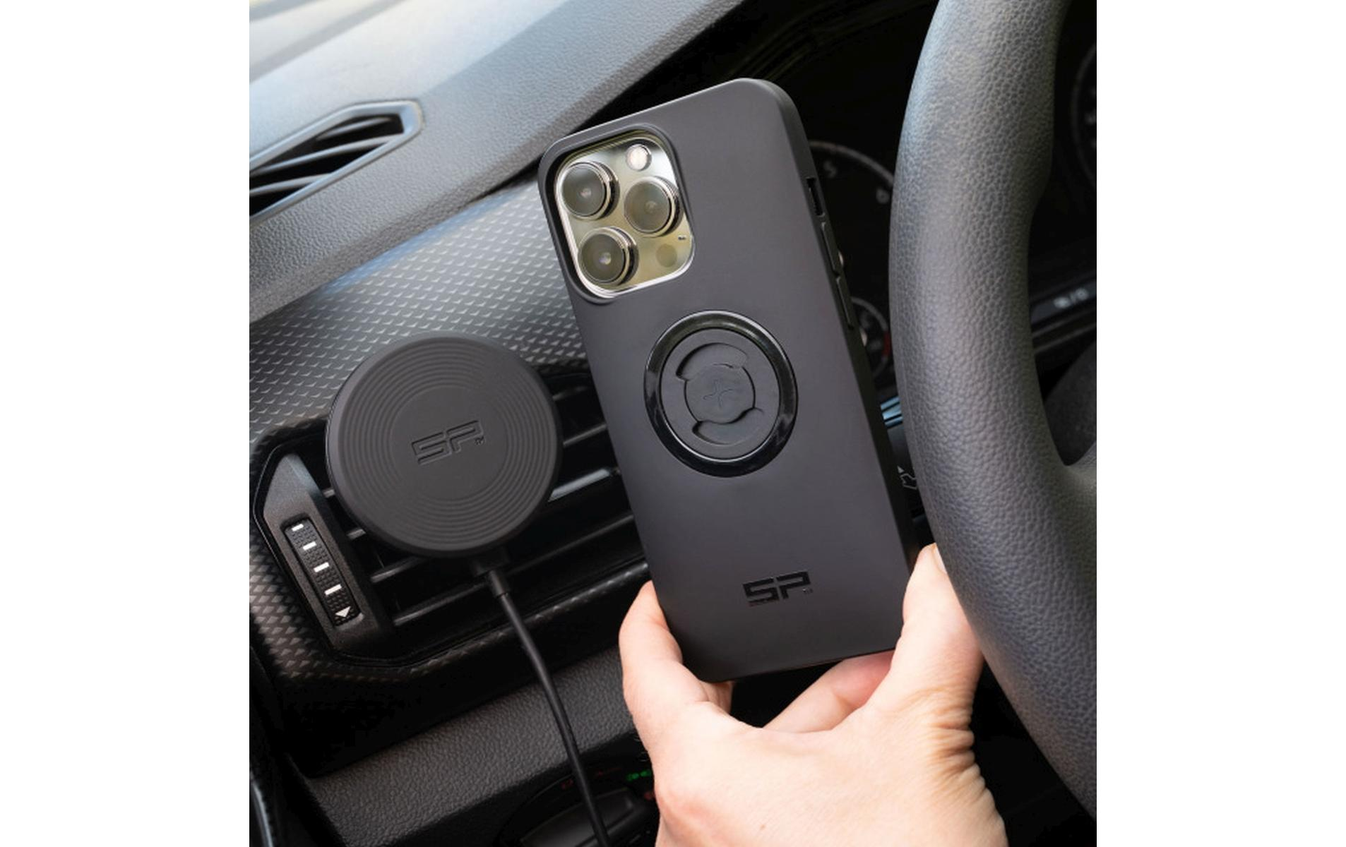 SP CONNECT Support téléphone voiture, Noir Chargeur sans fil Universal 15 W, Noir