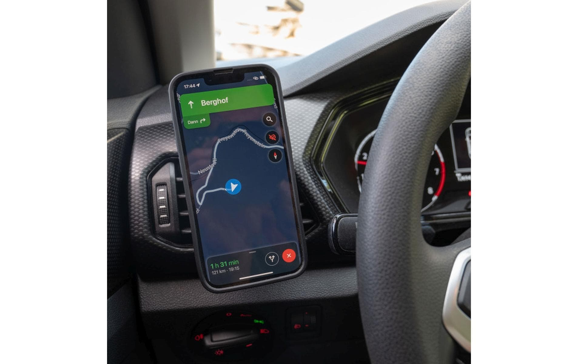 SP CONNECT Support téléphone voiture, Noir Chargeur sans fil Universal 15 W, Noir