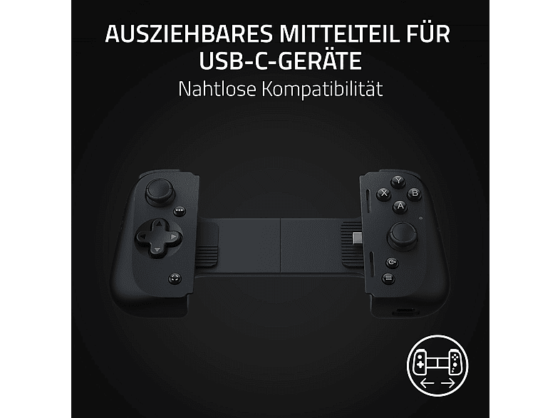 Thumbnail - RAZER V2 USB-C, für iPhone und Android™ , Gaming Controller, Schwarz
