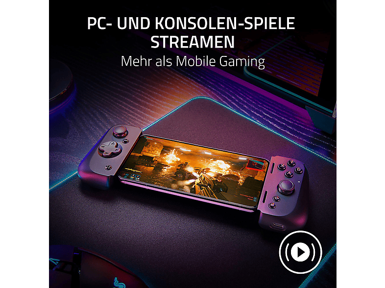 Thumbnail - RAZER V2 USB-C, für iPhone und Android™ , Gaming Controller, Schwarz