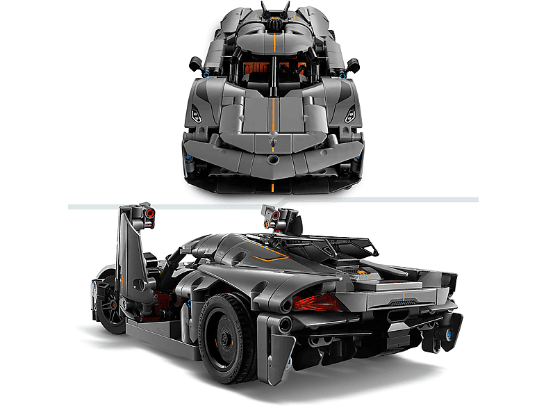 Thumbnail - LEGO Technic 42173 Koenigsegg Jesko Absolut Supersportwagen Bausatz, Grau