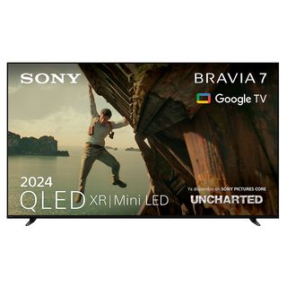 TV QLED 75" - Sony Bravia 7, MiniLED, 4K HDR, Google Smart TV 2024,  Gaming PS5, IMAX Enhanced, Dolby Atmos/Vision, Chromecast, Airplay, 120Hz, 75XR70