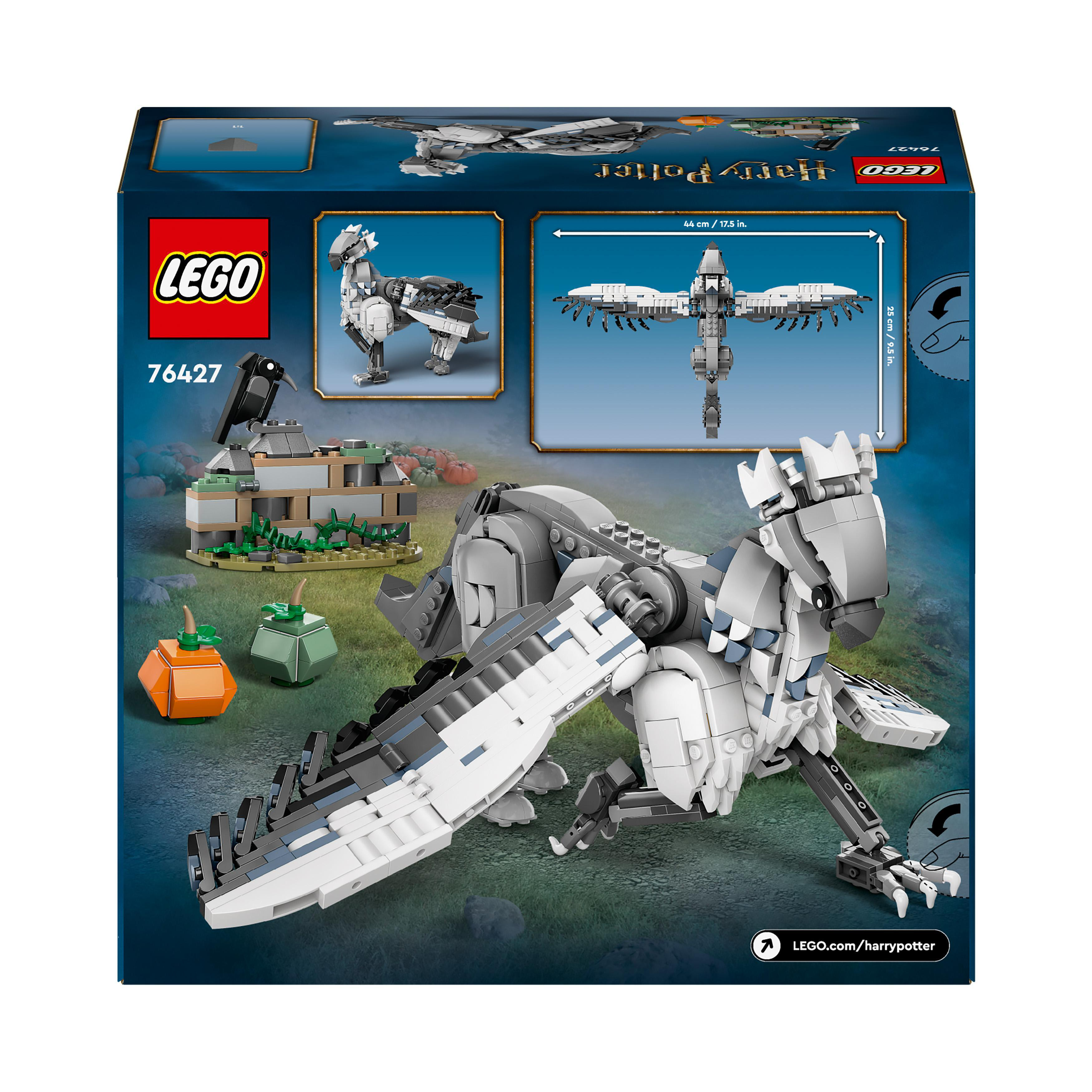 Lego-Set-Box. Auf der Vorderseite befindet sich ein weißes Greifenmodell, mit zusätzlichen Modellen und dem Lego-Logo.