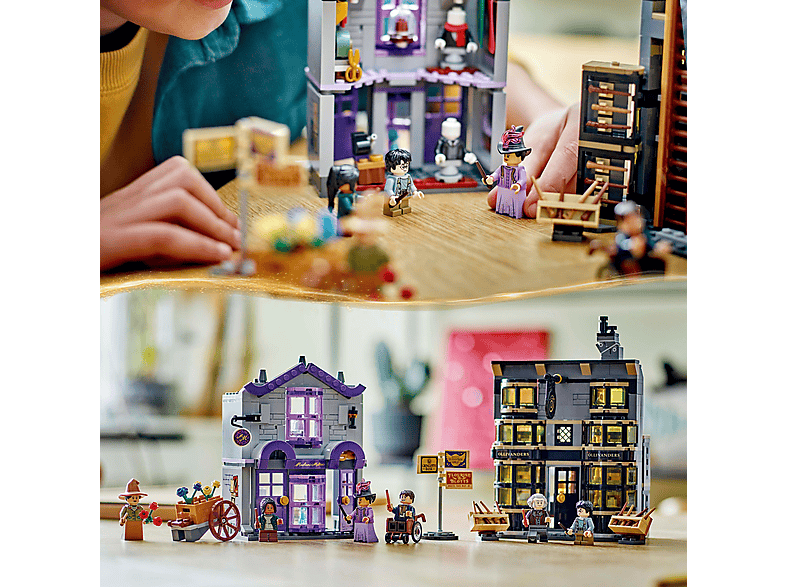 LEGO Harry Potter 76439 Ollivanders & Madam Malkins Anzüge Bausatz, Mehrfarbig