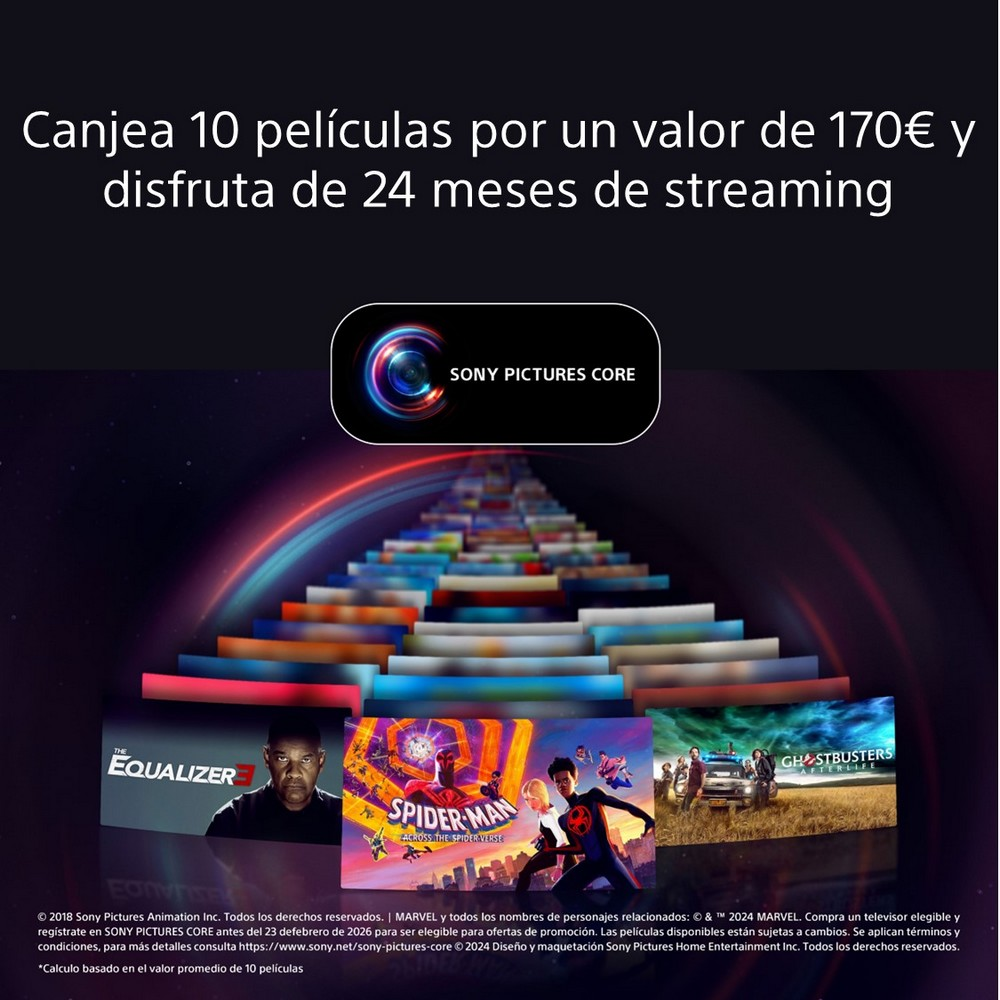 Imagen que anuncia un servicio de transmisión de películas con múltiples portadas.