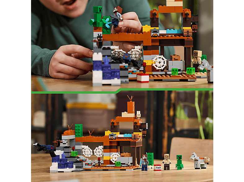 Thumbnail - LEGO Minecraft 21263 Die Mine in den Badlands Bausatz, Mehrfarbig