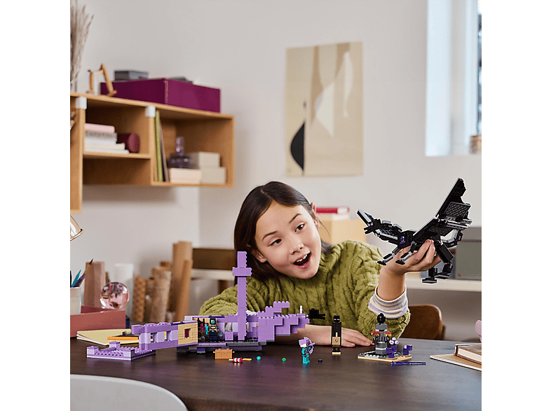 Thumbnail - LEGO Minecraft 21264 Der Enderdrache und das Endschiff Bausatz, Mehrfarbig