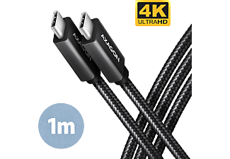 AXAGON USB Type-C 3.2 Gen2 - USB Type-C adatkábel, max 100W, 1 méter, fekete (BUCM32-CM10AB)