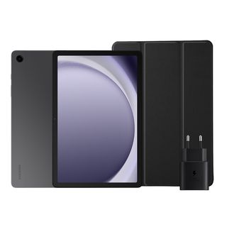 SAMSUNG Galaxy Tab A9 Plus - 11 inch - 128 GB - Grijs - Wifi + Bookcover + Oplader