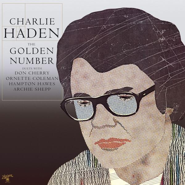 Charlie Haden "The Golden Number" című albumának borítója, egy férfi műalkotásával.