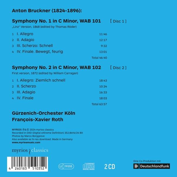 CD-Cover: Text mit Musikstücken und Credits.