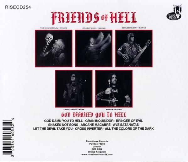 CD-Cover mit Bildern einer Metal-Band, Bandname und Albumtitel.