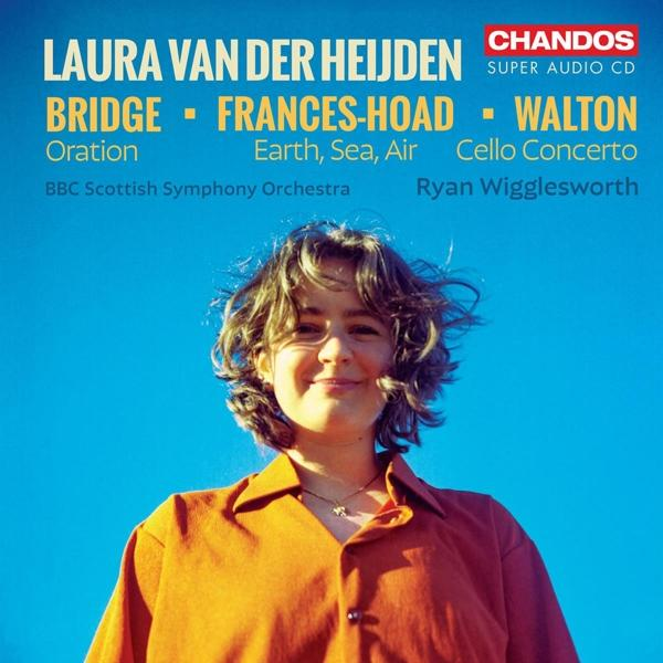 CD-Cover: Porträt einer Frau mit kurzen Haaren vor blauem Himmel. Titel: Laura Van Der Heijden.