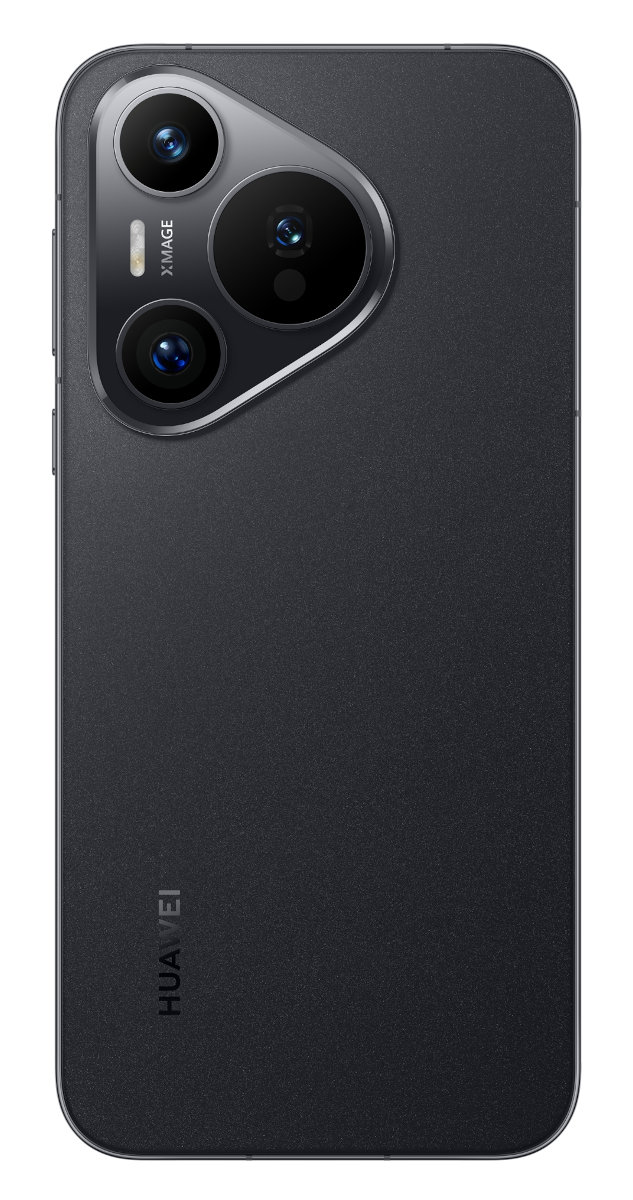 Tył czarnego telefonu z aparatami.