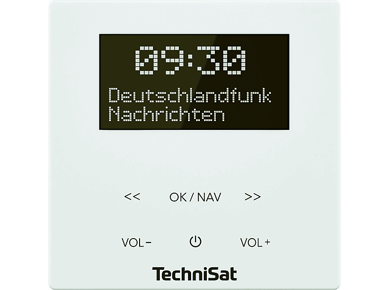 Technisat Digitradio UP 55 Unterputzradio, Weiß — Foto 4 von 5