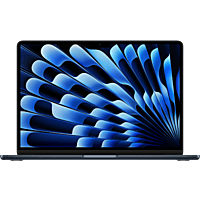 MediaMarkt APPLE MacBook Air (2024) Middernacht - 13.6 inch - Apple M3 8-core GPU - 16 GB - 256 GB aanbieding