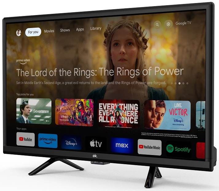 Telewizor LED OK. OTV 24GH-5023C 24'' HD Google TV Chromecast