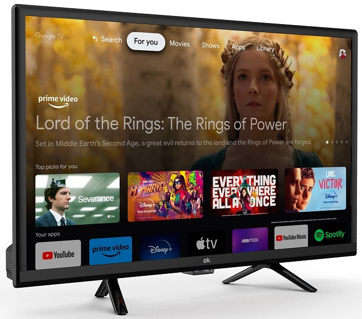 Telewizor LED OK. OTV 24GH-5023C 24'' HD Google TV Chromecast