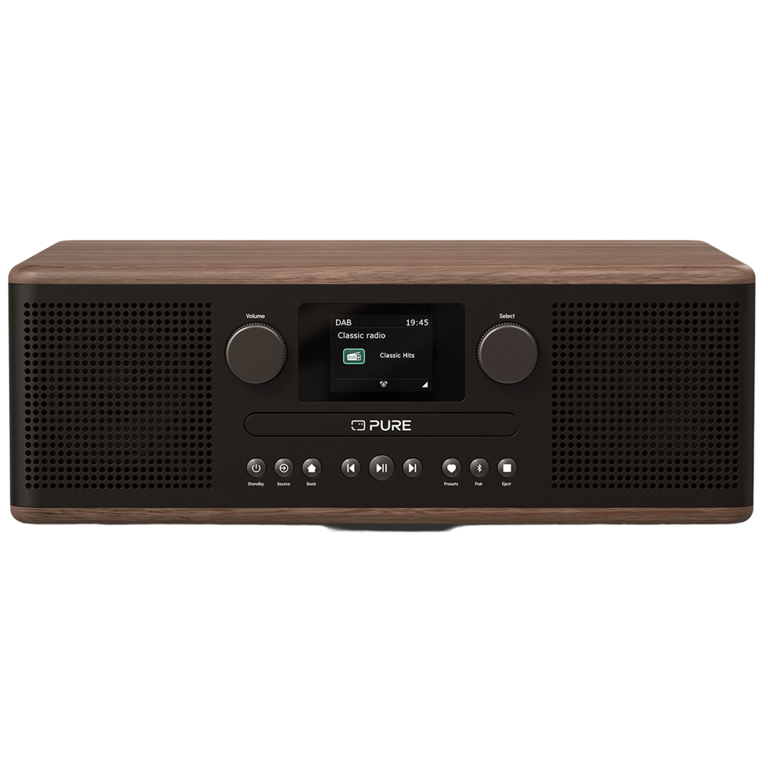 Pure Classic C-d6 Stereoset Zwart