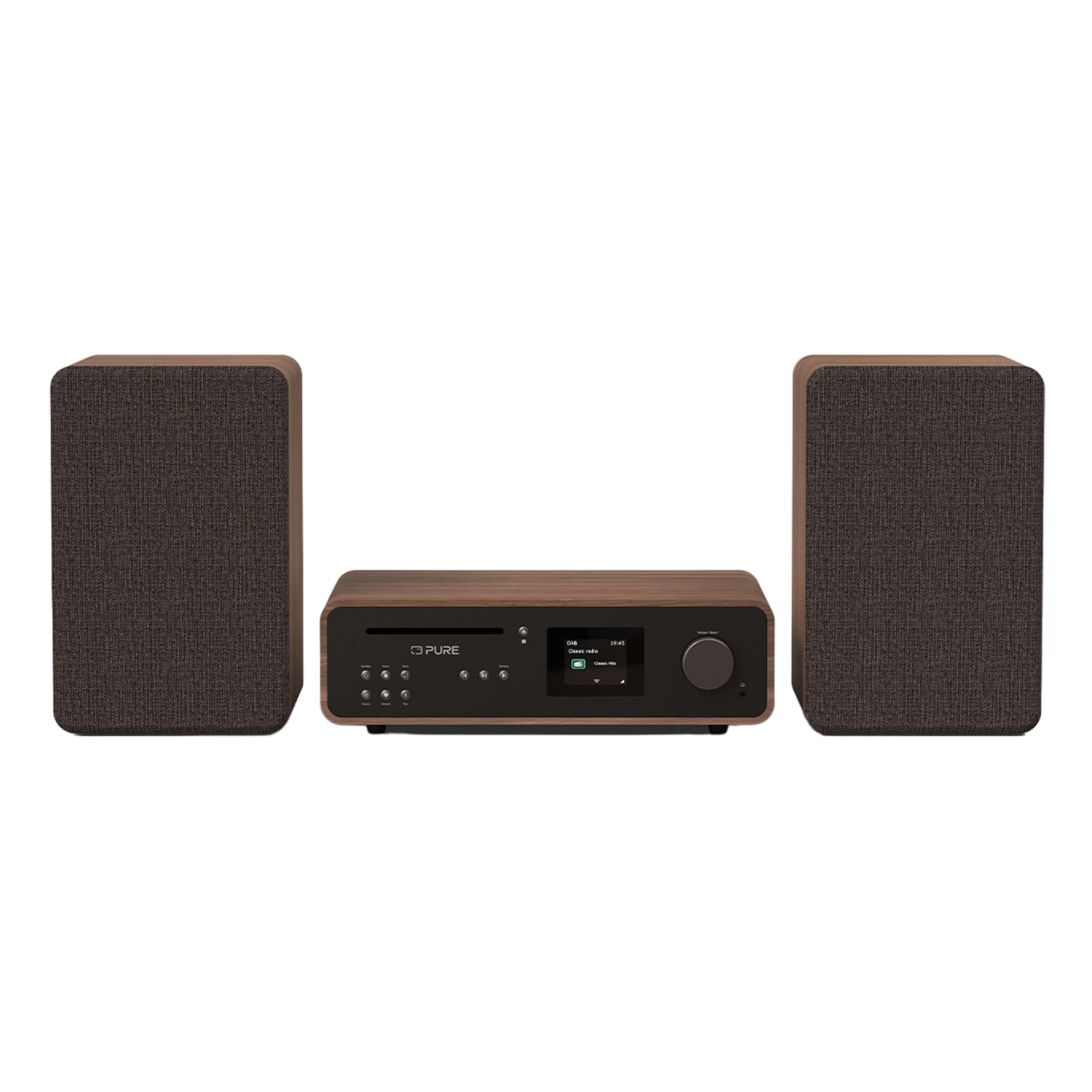 Pure Classic Stereo Stereoset Zwart