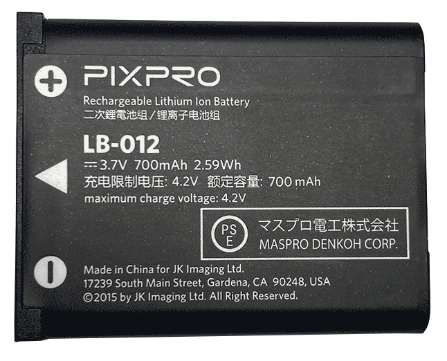 KODAK LB-012 fényképezőgép akkumulátor