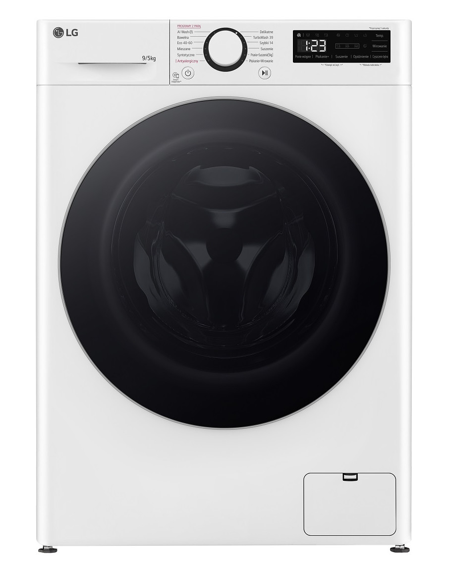 Pralko-suszarka LG F2D95521W 9/5kg 1200 obr. SLIM AI DD Smart Diagnosis