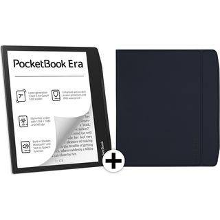 POCKETBOOK Era Zilver - 7 inch - 16 GB (ongeveer 12.000 e-books) + Era Charge Cover