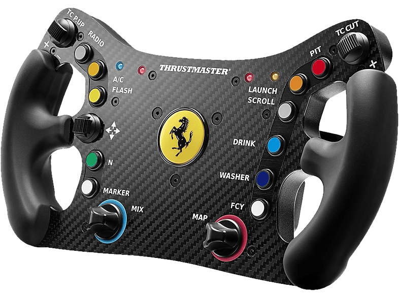 THRUSTMASTER Ferrari 488 GT3 Wheel (Add-On), Lenkrad, Schwarz