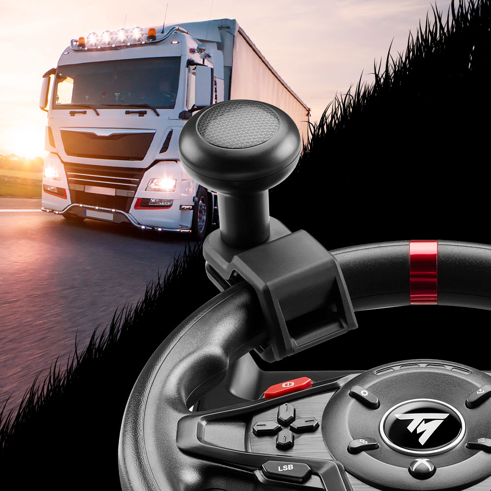 THRUSTMASTER T128 SimTask Pack, Pacchetto di simulazione di agricoltura e autotrasporto, Nero
