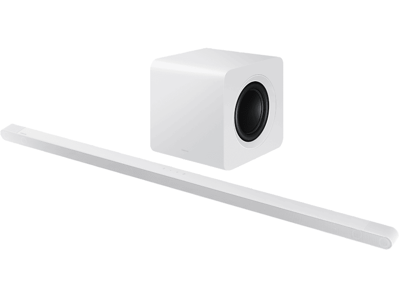Samsung HW-S801D/ZF-ULTRASLIM, Bluetooth, 10 altavoces, Dolby ATMOS Inalámbrico, Blanco