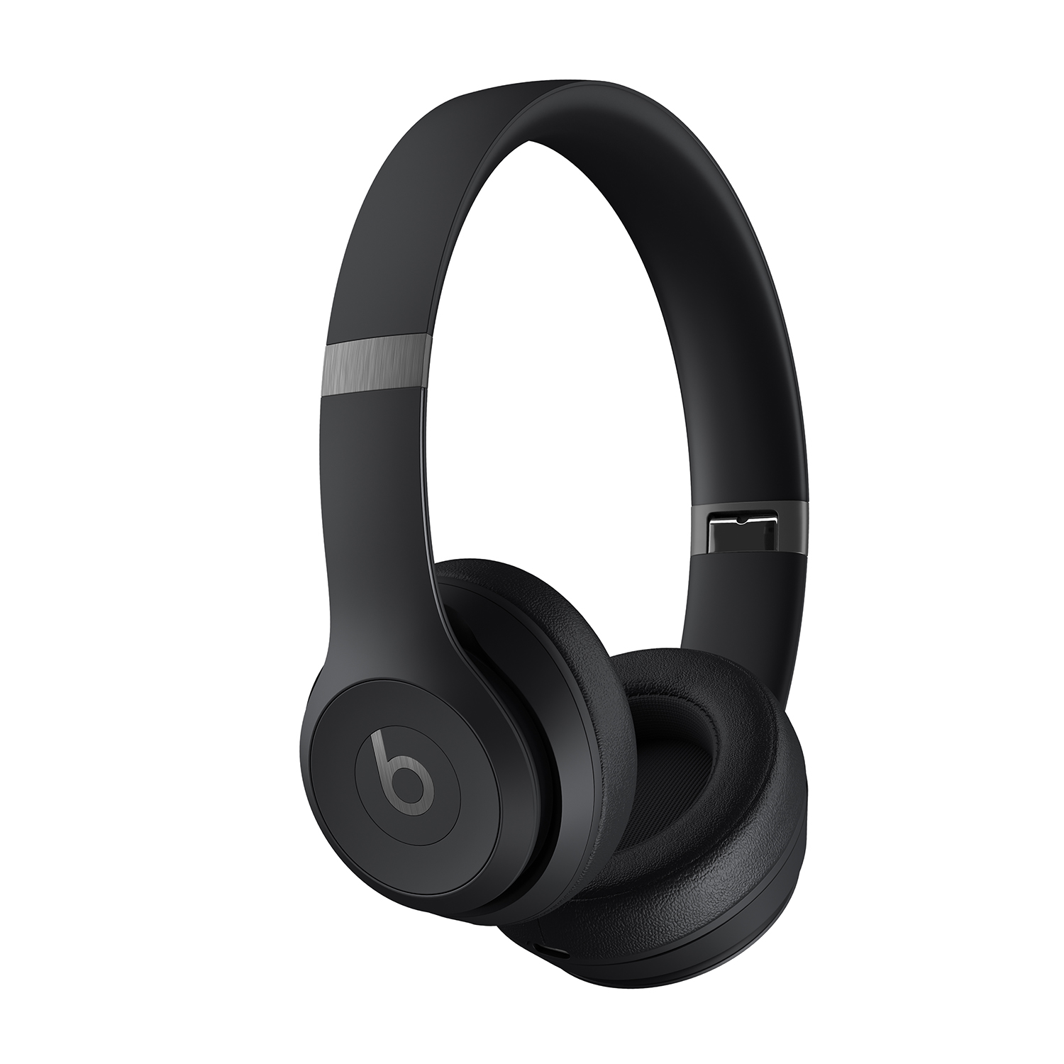 Cuffie Beats Solo3 nere, angolate, con il logo Beats visibile sul padiglione auricolare.
