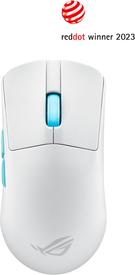 ASUS ROG Harpe Ace Aim Lab Edition vezeték nélküli optikai egér, fehér (90MP02W0-BMUA10)