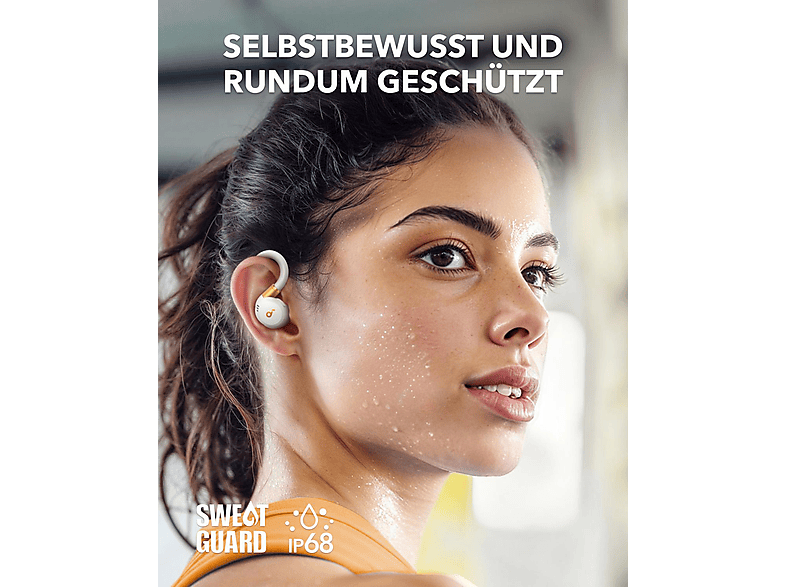 Anker Soundcore Sport X20 Bequeme In-Ear Sport Earbuds mit Ohrhaken, Weiß — Foto 5 von 5