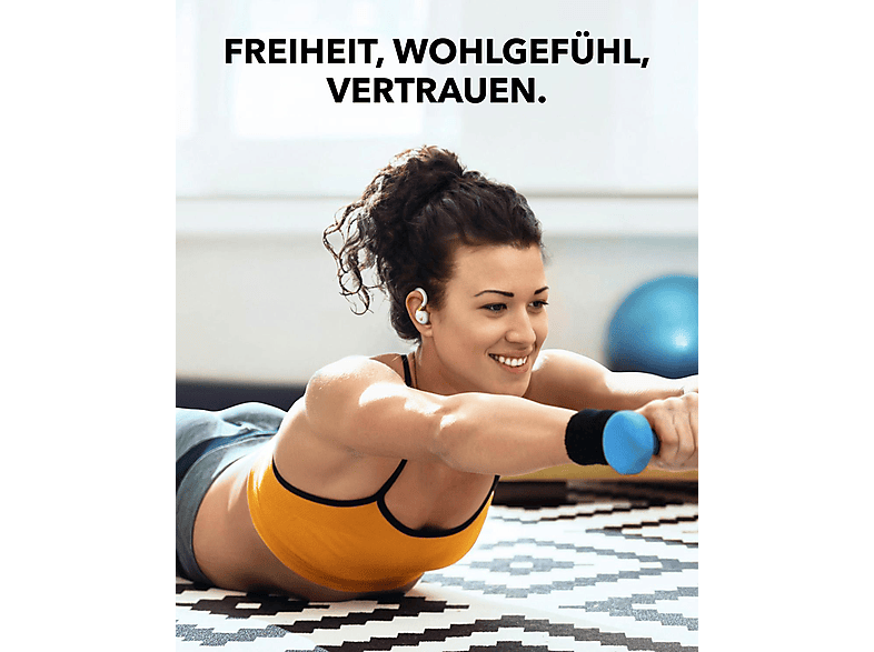 Anker Soundcore Sport X20 Bequeme In-Ear Sport Earbuds mit Ohrhaken, Weiß — Foto 2 von 5