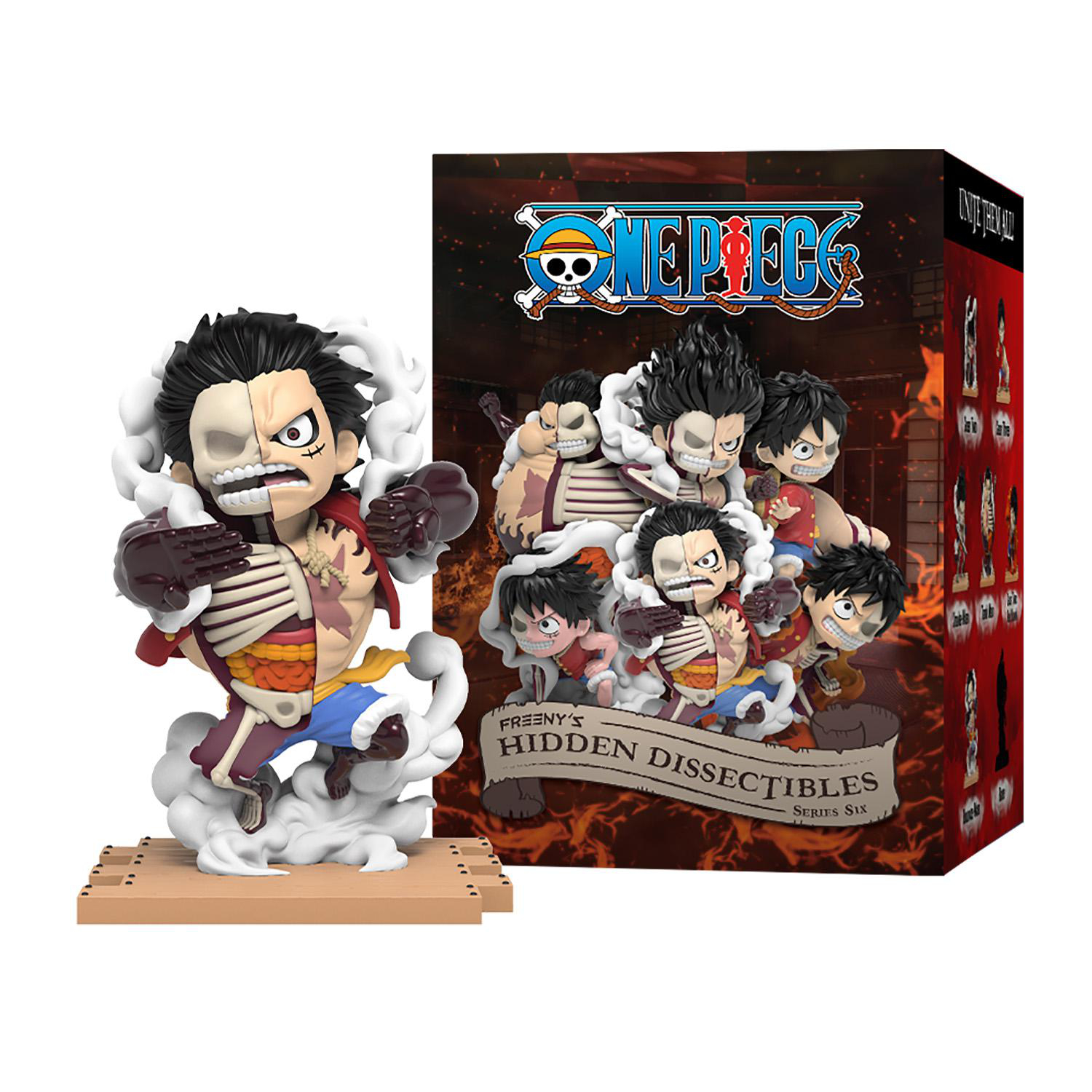 MIGHTY JAXX Freenys Hidden Dissectibles One Piece Series 6 Luffy's
